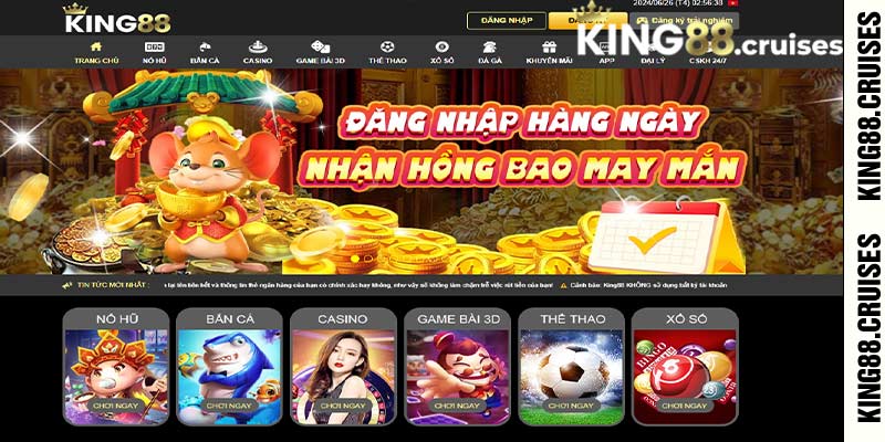 Các bước đăng nhập king88 siêu nhanh và đơn giản