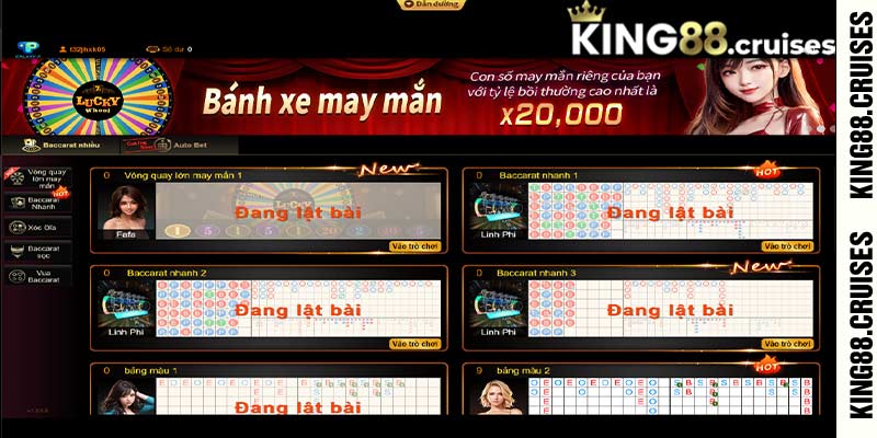 Top 3 sản phẩm cá cược hot nhất tại Casino King88