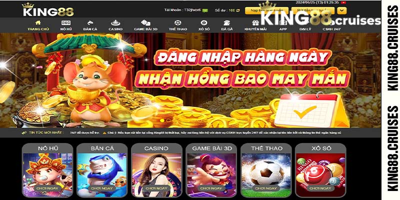 Xổ Số King88 - Lô Đề Online Tỷ Lệ 1 Ăn 99 Cao Nhất 2024